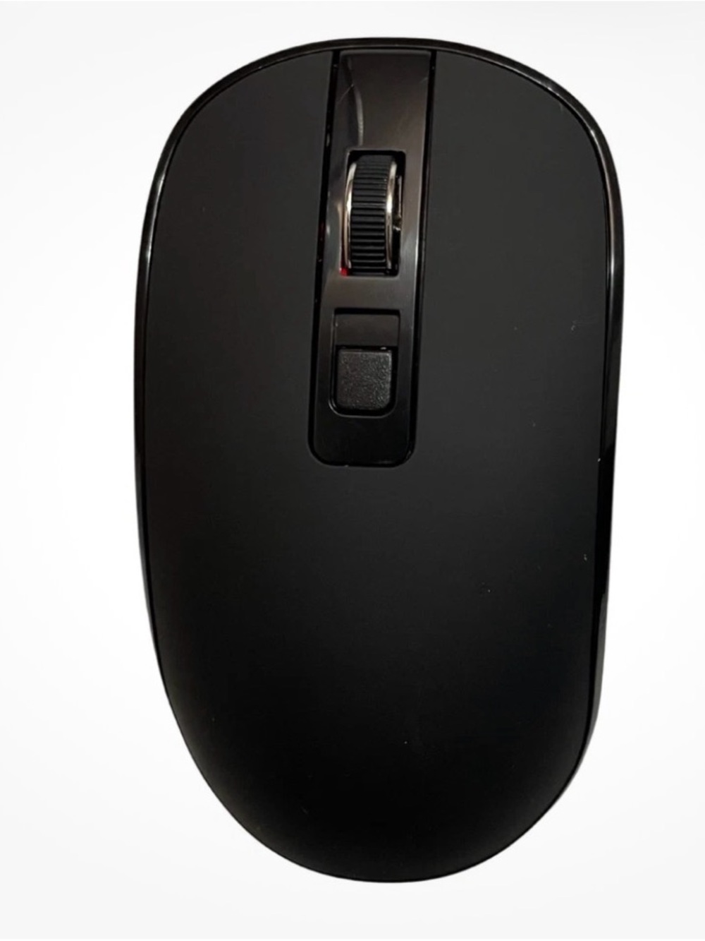 Compact Black Wireless Mouse with Scroll Wheel Conditions Working Perfectly